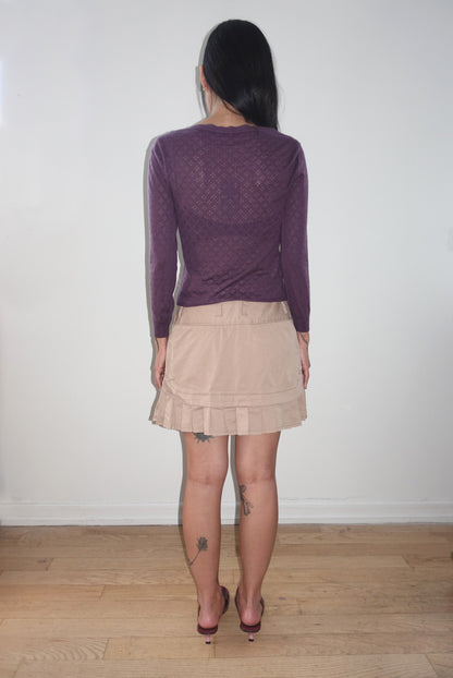 Miu miu pointelle cardi